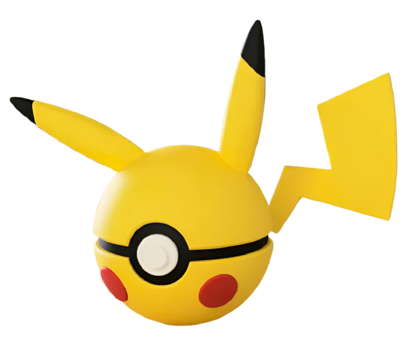 Pikachu-Inspired PokéBall Figurine - 3D Printed Collectible