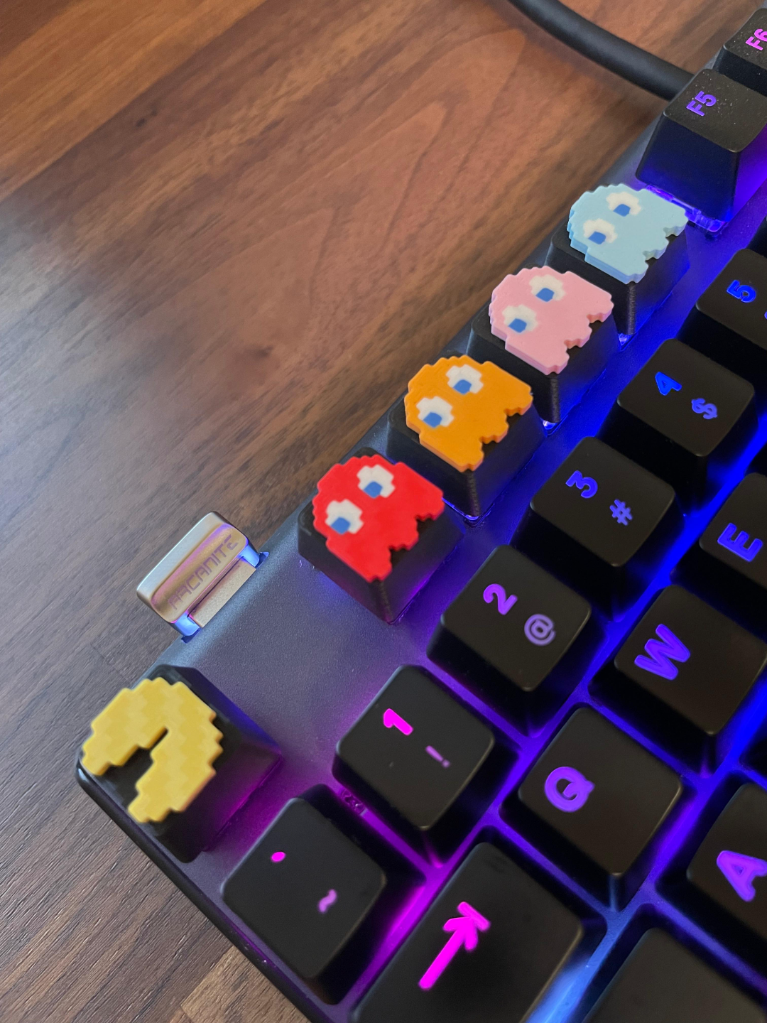 Pac Man Keycaps